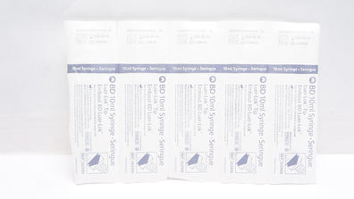 BD 302995 Luer-Lok Tip Syringe 10ml - Lot of 5